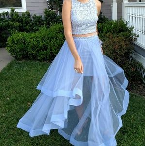 2 Piece Prom Dress